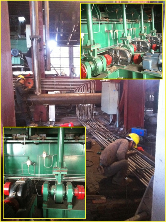 煙臺華順油氣潤滑之鋼廠安裝油氣潤滑設備