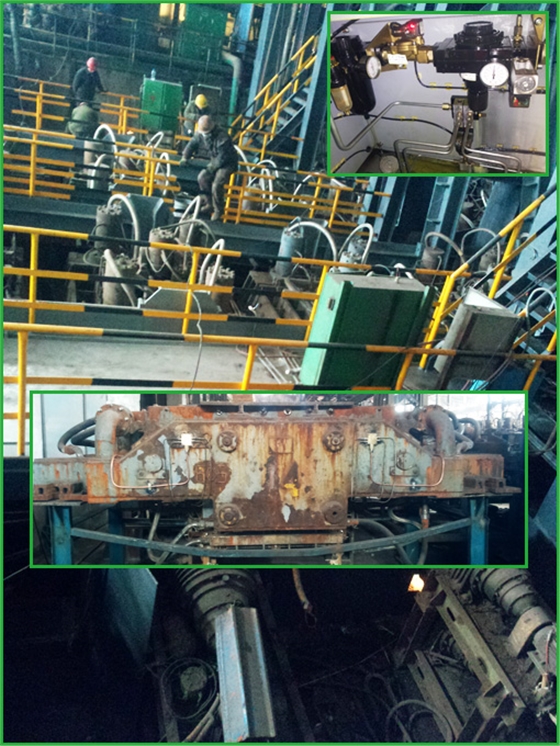 煙臺華順油氣潤滑之鋼廠安裝油氣潤滑設備